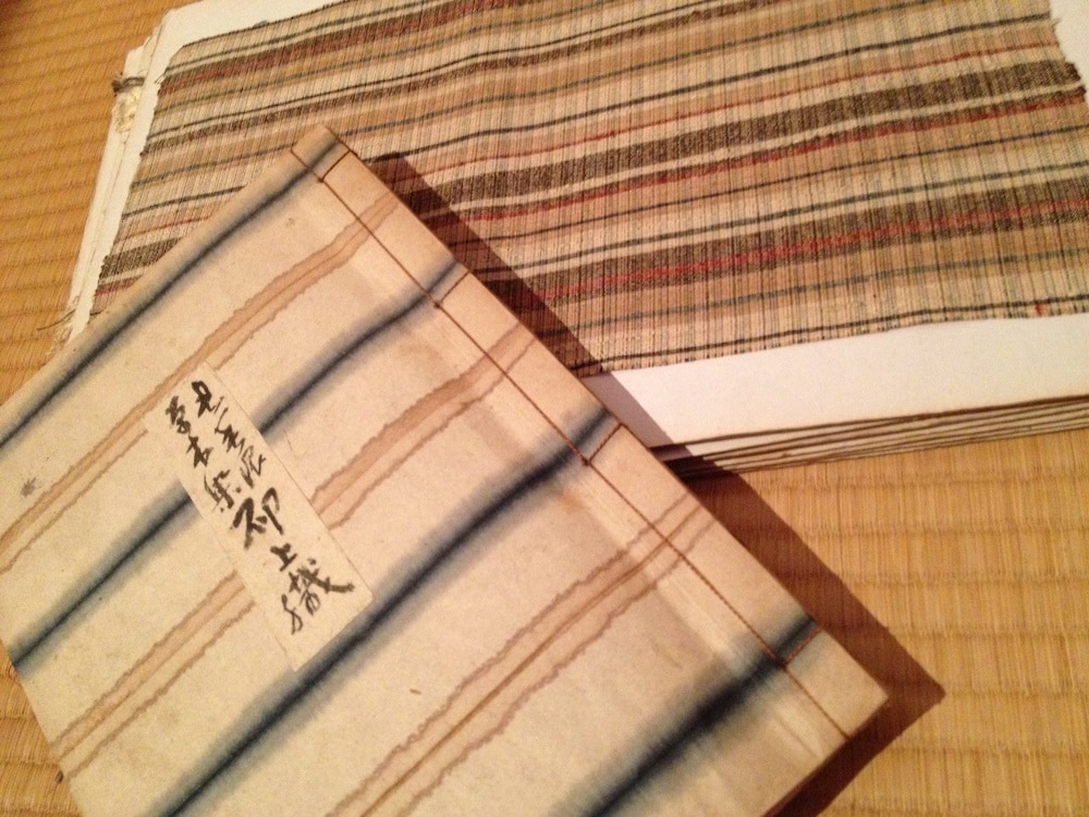 Album of textile samples 